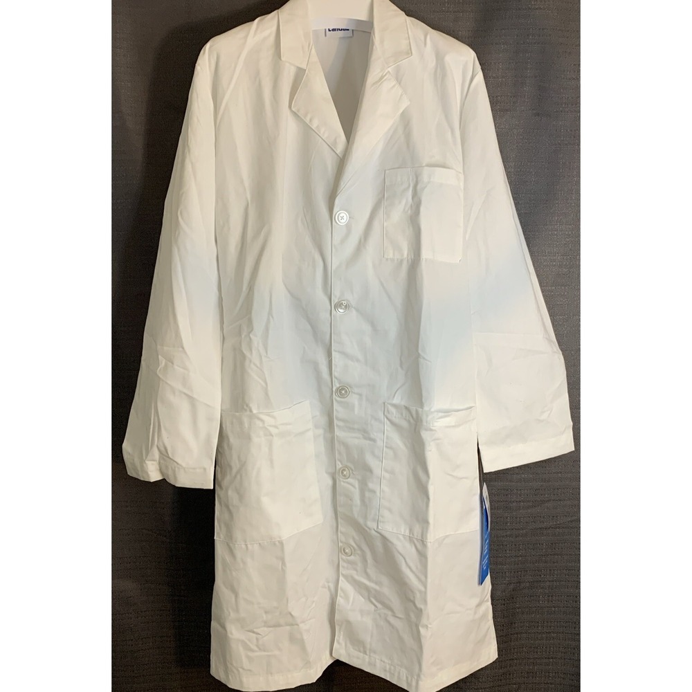 Landau  3 Pocket White  Lab Coat Size 40 3145 WWY New With Tags